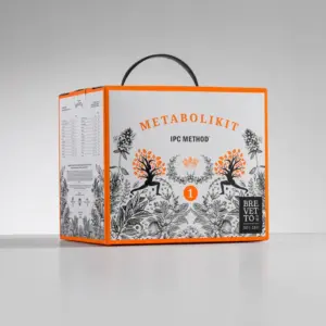 Metabolikit 1 Aktivierung – IPC Methode, 21 Tage, Box mit orangefarbener Kontur (Vorderseite)